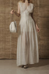 Mutedance 25 Spring/Summer V-neck dress MD-MD25SS91-HOARY
